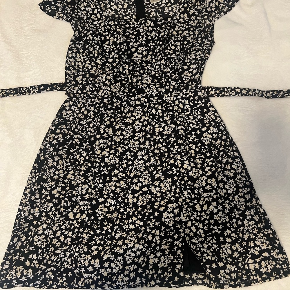 Altar'd State Black and White Floral Kids Dress